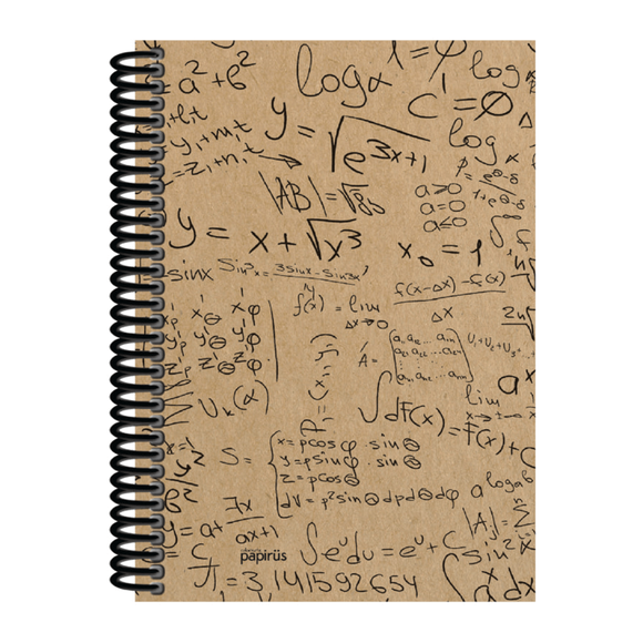 Papirüs Kraft Sert Kapak Defter 100yp 20x28cm Çizgili