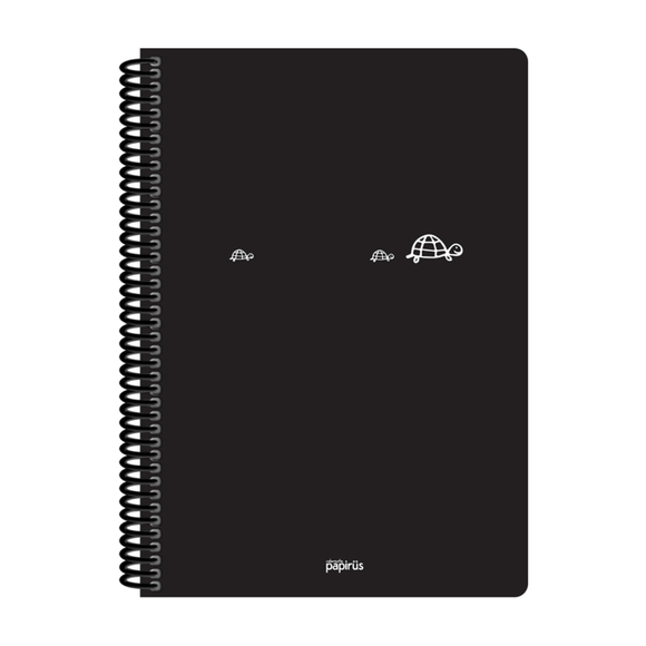 Papirüs Mini Spiralli 17x24cm Pp Kapak 80yp Çizgili Defter