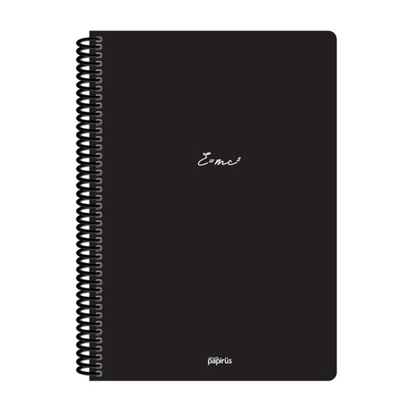 Papirüs Mini Spiralli 17x24cm Pp Kapak 80yp Kareli Defter