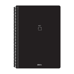 Papirüs Mini Spiralli 17x24cm Pp Kapak 80yp Kareli Defter - Thumbnail