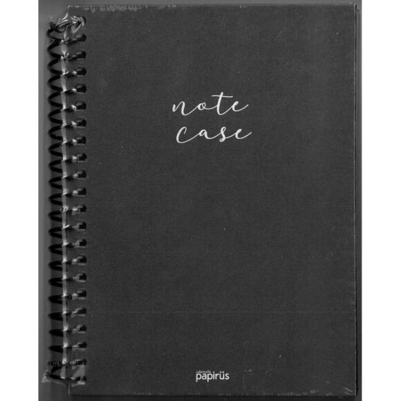 Papirüs Note Case Simli Spiralli Sert Kapak 14x19 120yp. Kareli