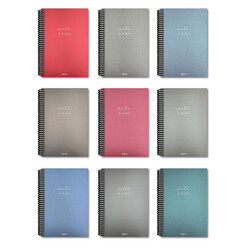 Colornote Papirüs - Papirüs Note Case Spiralli Sert Kapak 16x23 120yp. Çizgisiz Defter