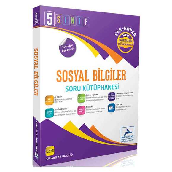 Paraf 5. Sınıf Sosyal Bilgiler Soru Kütüphanesi