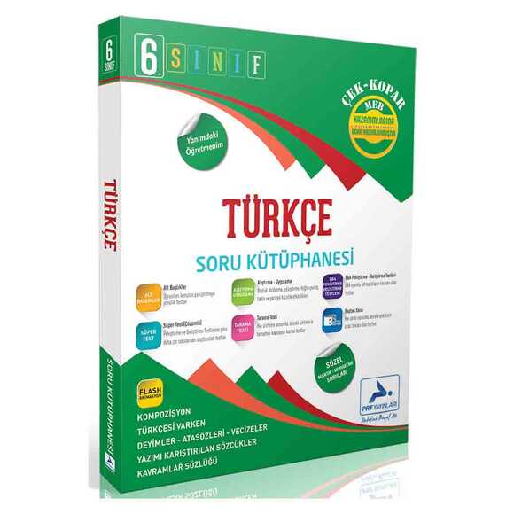 Paraf 6. Sınıf Türkçe Soru Kütüphanesi