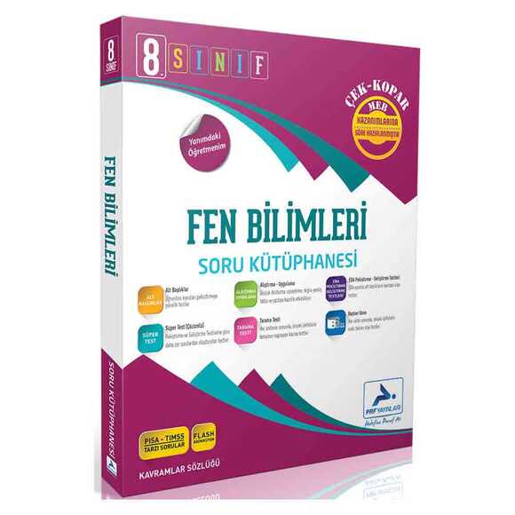 Paraf 8. Sınıf Fen Bilimleri Soru Kütüphanesi