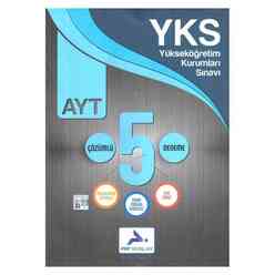 Paraf Yayınları - Paraf AYT 5 Fasikül Çözümlü Deneme