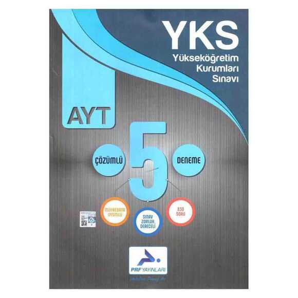 Paraf AYT 5 Fasikül Çözümlü Deneme