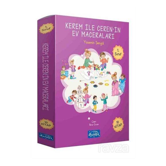 Parıltı Kerem ile Ceren’in Ev Maceraları Seti - 10 Kitap Takım