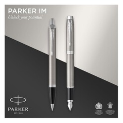 Parker IM SS CT Dolma Kalem Tükenmez Kalem  Kılıflı Duo Set - Thumbnail