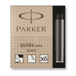 Parker Quink Kısa Dolma Kalem Kartuşu 6’lı Siyah S0767220 - Thumbnail
