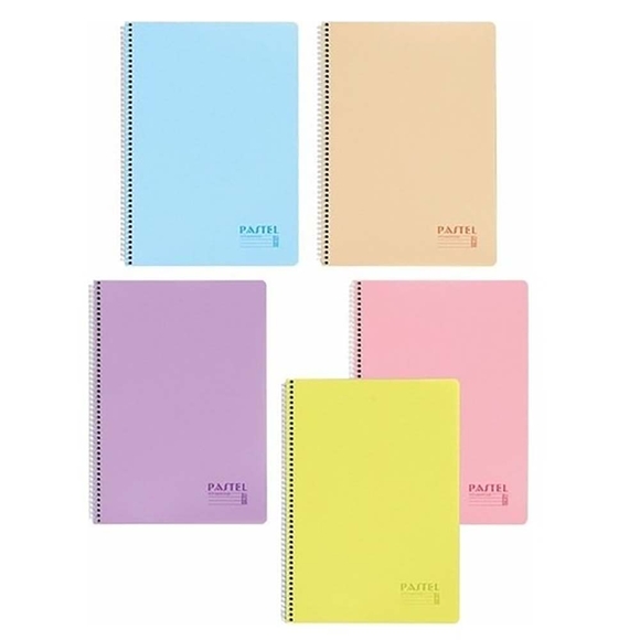 Pastello A4 120 Yp. Spralli PP Kapak Çizgili Defter 540934-99