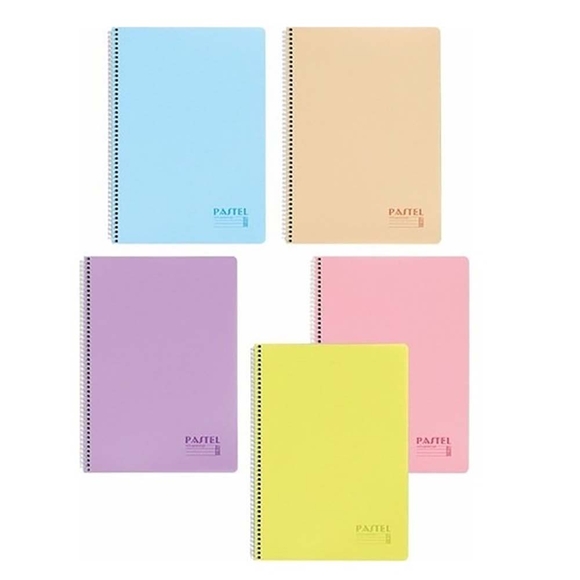 Pastello A4 120 Yp. Spralli PP Kapak Çizgisiz Defter 540933-99