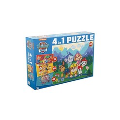 Paw Patrol 4 in 1 Çocuk Puzzle PW7931 - Thumbnail
