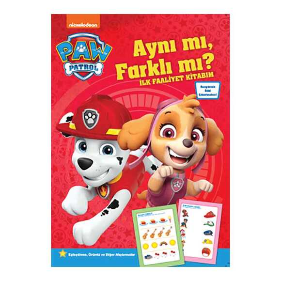 Paw Patrol Aynı mı, Farklı mı? - İlk Faaliyet Kitabım