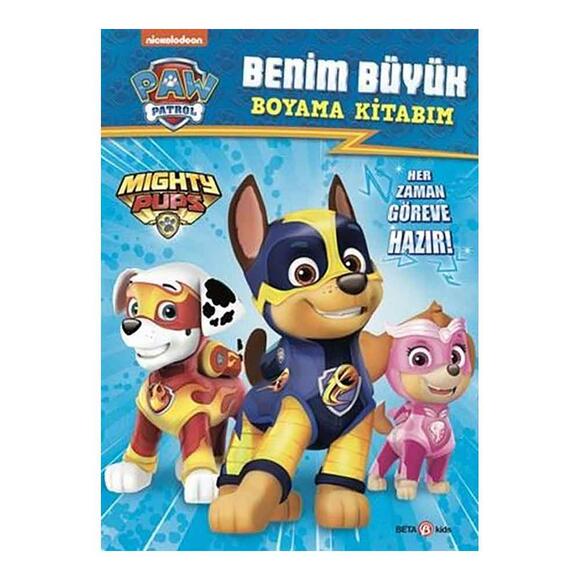Paw Patrol Benim Büyük Boyama Kitabım