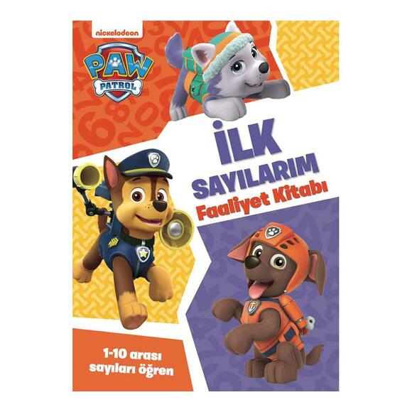 Paw Patrol - İlk Sayılarım Faaliyet Kitabı