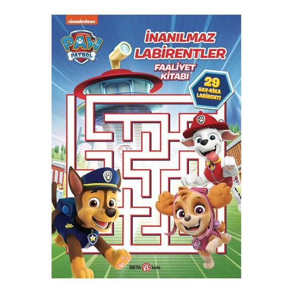 Paw Patrol - İnanılmaz Labirentler Faaliyet Kitabı