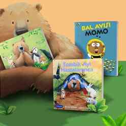 Pearson Set 3 Kitap Tombik Ayı Acıkınca, Tombik Ayı Hastalanınca, Bal Ayısı Momo - Thumbnail