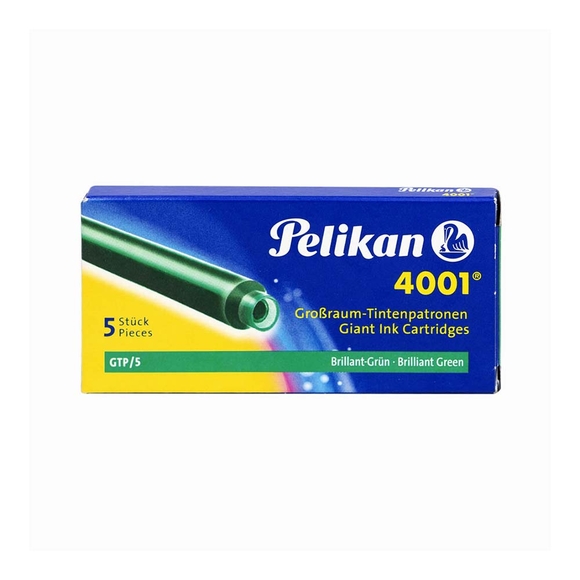 Pelikan 5’li GTP5 Uzun Kartuş Yeşil