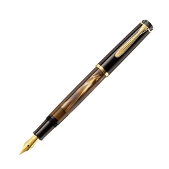 Pelikan Klasik Seri K200 Marble Brown Tükenmez Kalem - Thumbnail