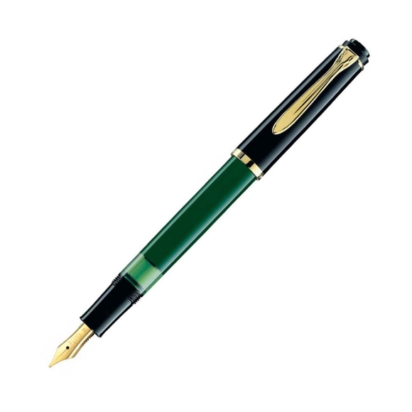 Pelikan Klasik Seri M151 Yeşil Siyah Dolma Kalem