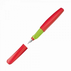 Pelikan P457 Twist Kırmızı Yeşil Dolma Kalem Blisterli - Thumbnail