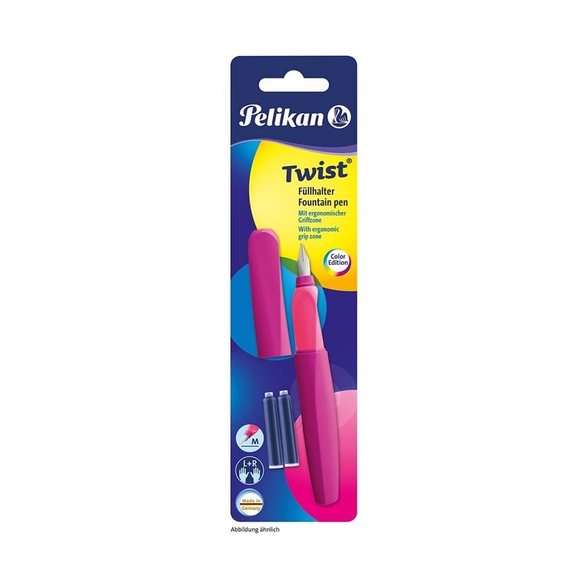 Pelikan P457 Twist Neon Plum Dolma Kalem Blisterli