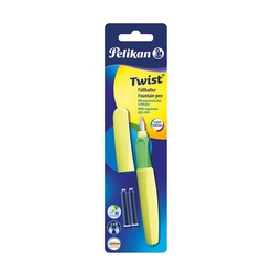 Pelikan P457 Twist Neon Yellow Dolma Kalem Blisterli - Thumbnail