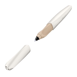 Pelikan P457 Twist Pearl White Roller Kalem Blisterli - Thumbnail