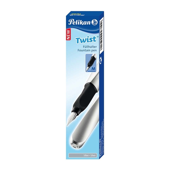 Pelikan P457 Twist Silver Dolma Kalem