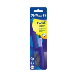 Pelikan P457 Twist Violet Roller Kalem Blisterli - Thumbnail