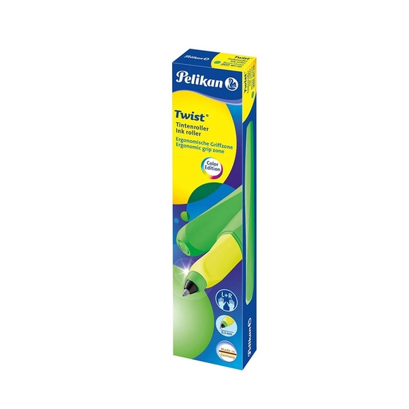 Pelikan R457 Twist Neon Green Roller Kalem Blisterli