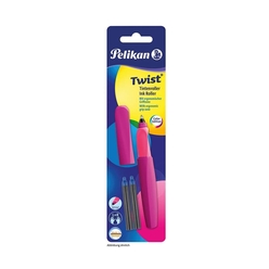 Pelikan R457 Twist Neon Plum Roller Kalem Blisterli - Thumbnail