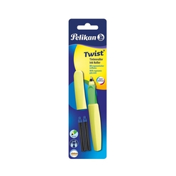 Pelikan R457 Twist Neon Yellow Roller Kalem Blisterli - Thumbnail