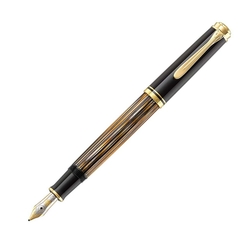 Pelikan Çelik - Pelikan Souveran Serisi M400 Brown Tortoise Shell Dolma Kalem