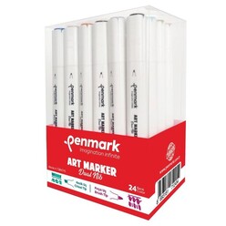 Penmark Çift Uçlu Art Markör 24’lü Set - Thumbnail