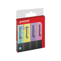 Penmark - Penmark Fosforlu Kalem 4 lü Pastel Renk 