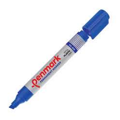 Penmark - Penmark Permanent Markör Kesik Uç Mavi