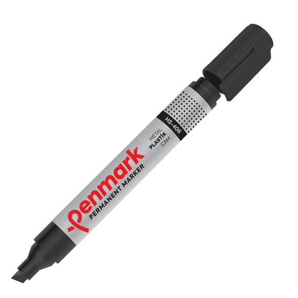 Penmark Permanent Markör Kesik Uç Siyah