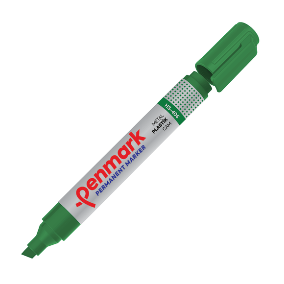 Penmark Permanent Markör Kesik Uç Yeşil