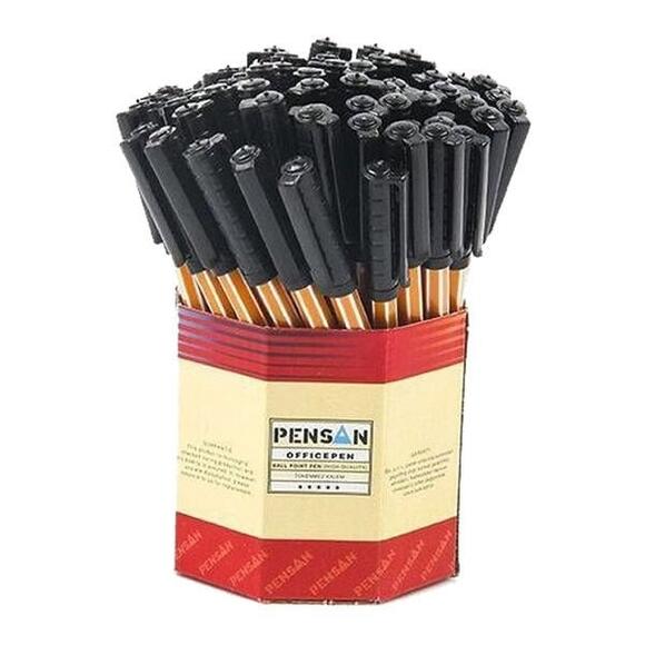 Pensan Tükenmez Kalem Ofispen 60Lı Kutu Siyah 1010