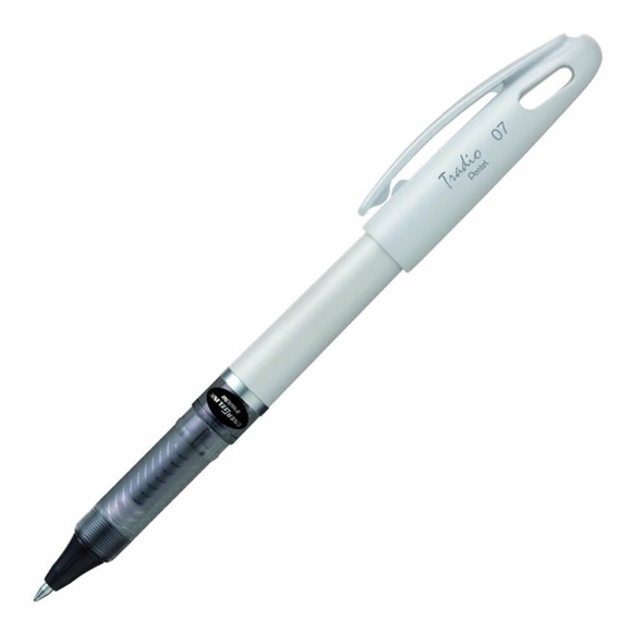 Pentel EnerGel Tradio Likit Mürekkepli Roller Kalem 0.7 mm Yedekli Siyah BL117W-A