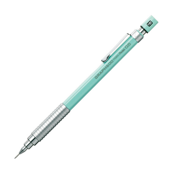 Pentel Graph 600 Teknik Çizim Kalem 0.5 mm Açık Mavi PG605-S