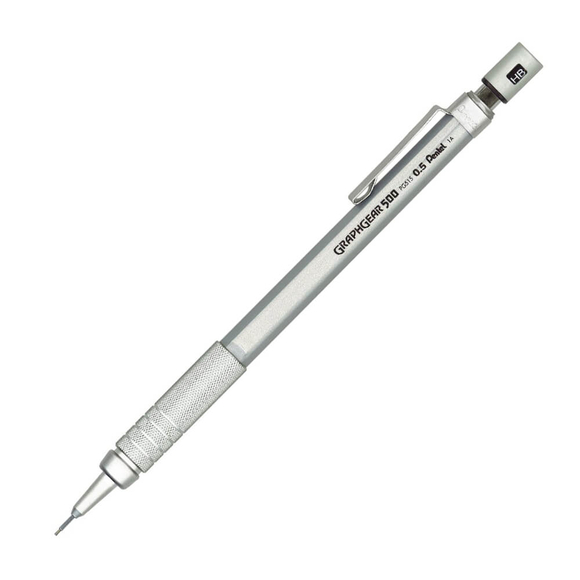 Pentel Graphgear 500 Teknik Çizim Kalemi Gri 0.5 mm PG515