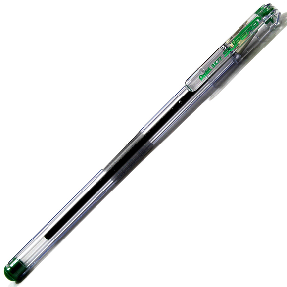 Pentel Yağ Bazlı Roller Kalem 0.7 mm Yeşil BK77-D