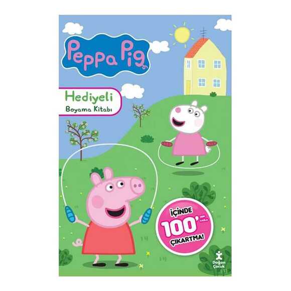 Peppa Pig - Hediyeli Boyama Kitabı - İçinde 100’den Fazla Çıkartma