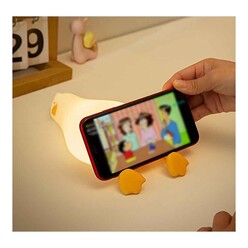 Petrix Dokunmatik Silikon Ördek Gece Lambası 34602 - Thumbnail