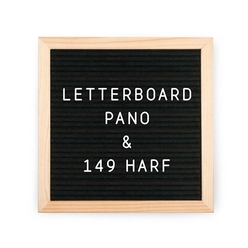 Petrix Harfli Ahşap Yazı Panosu Letter Board PD84423 - Thumbnail