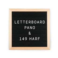 Petrix Harfli Ahşap Yazı Panosu Letter Board PD84423 - Thumbnail