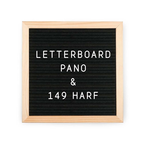 Petrix Harfli Ahşap Yazı Panosu Letter Board PD84423